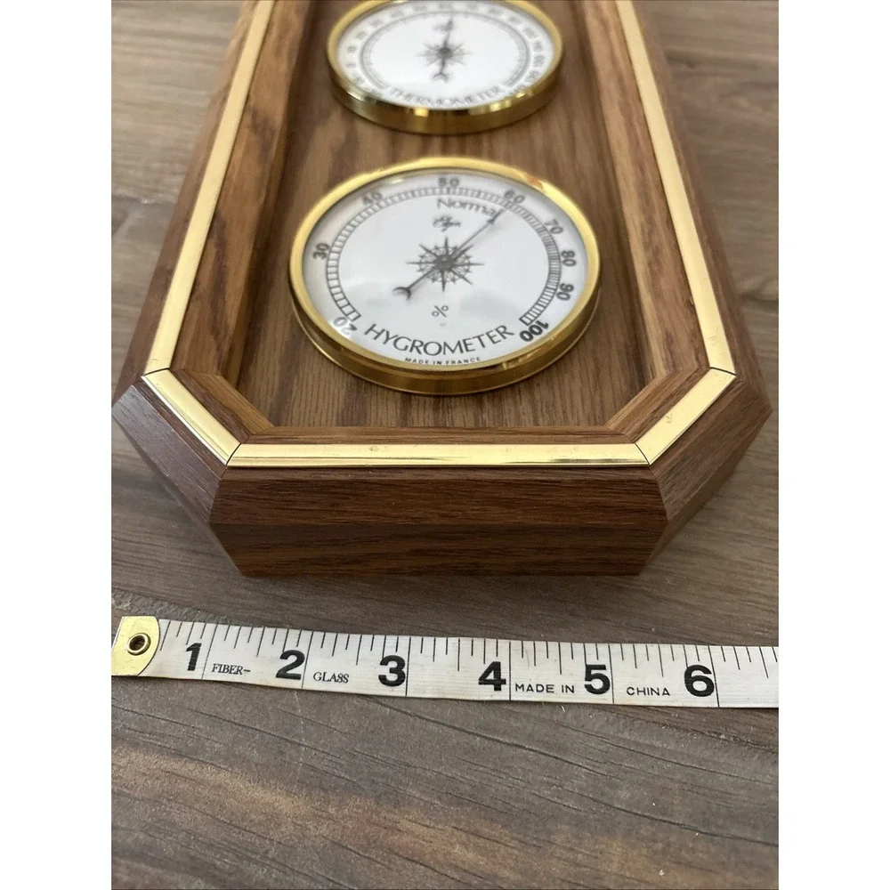 Vintage Elgin Weather Station Temperature Hygrometer & Barometer Forecaster 17